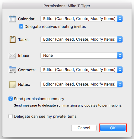 make contacts public in outlook 2016 for mac